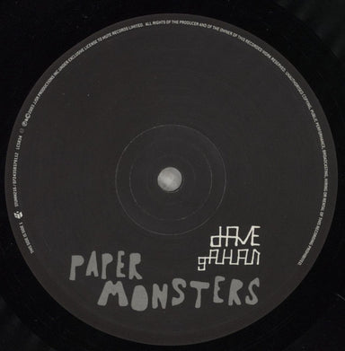 David Gahan Paper Monsters UK vinyl LP album (LP record) DGNLPPA247381