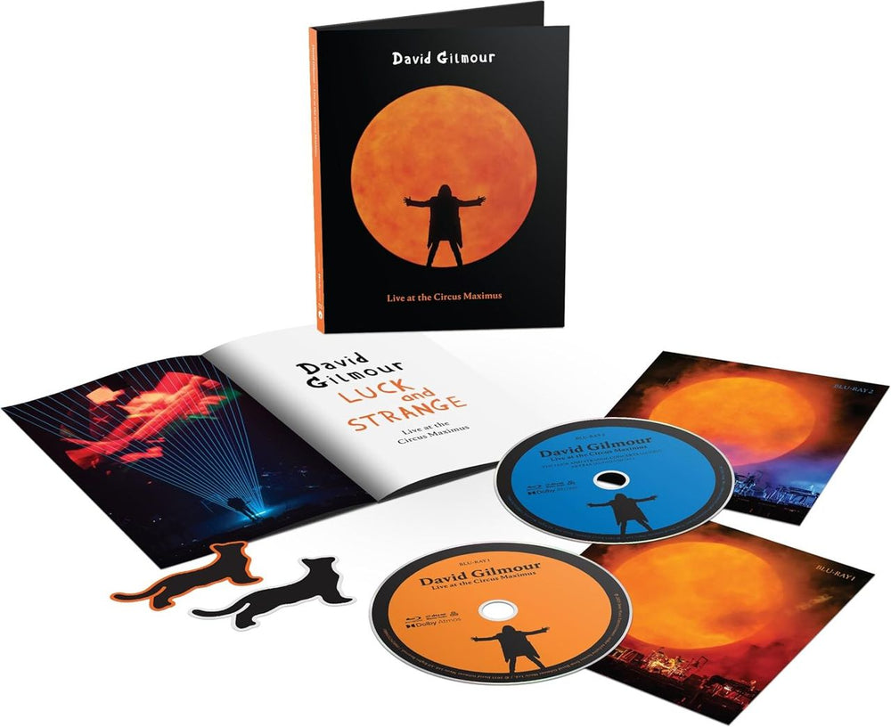 David Gilmour Live At The Circus Maximus - 2 Blu-Ray Set - Dolby Atmos & 5.1 DTS-HD MA - Sealed UK Blu Ray DVD 198029270396