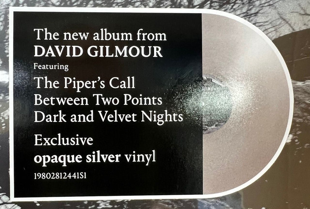 David Gilmour Luck And Strange - Opaque Silver Vinyl - Sealed UK vinyl LP album (LP record) 198028124416