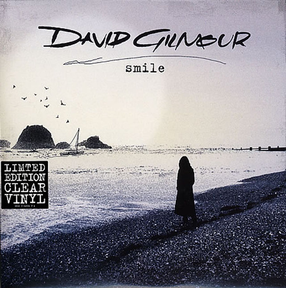 David Gilmour Smile - Clear Vinyl UK 7" vinyl single (7 inch record / 45) EM696