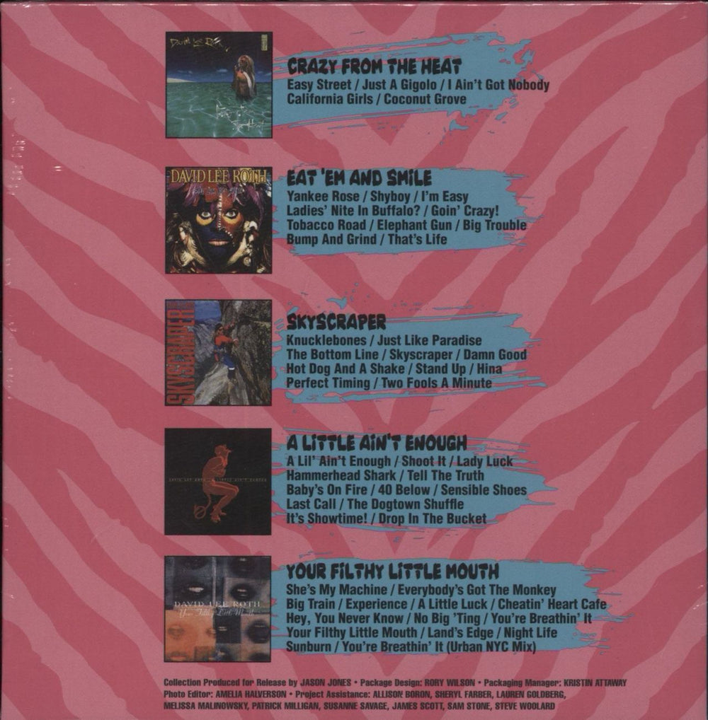 David Lee Roth The Warner Recordings 1985–1994 - Sealed UK CD Single Box Set 603497823567