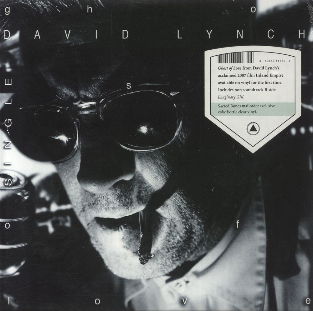 David Lynch Ghost Of Love - Coke Bottle Clear Vinyl - Sealed US 7" vinyl single (7 inch record / 45) SBR-291
