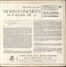 David Oïstrakh Violin Concerto in D major, Op. 77 - S/C UK vinyl LP album (LP record)