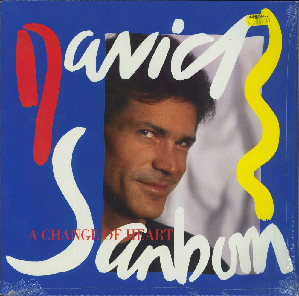 David Sanborn A Change Of Heart - Open Shrink German vinyl LP album (LP record) 925479-1