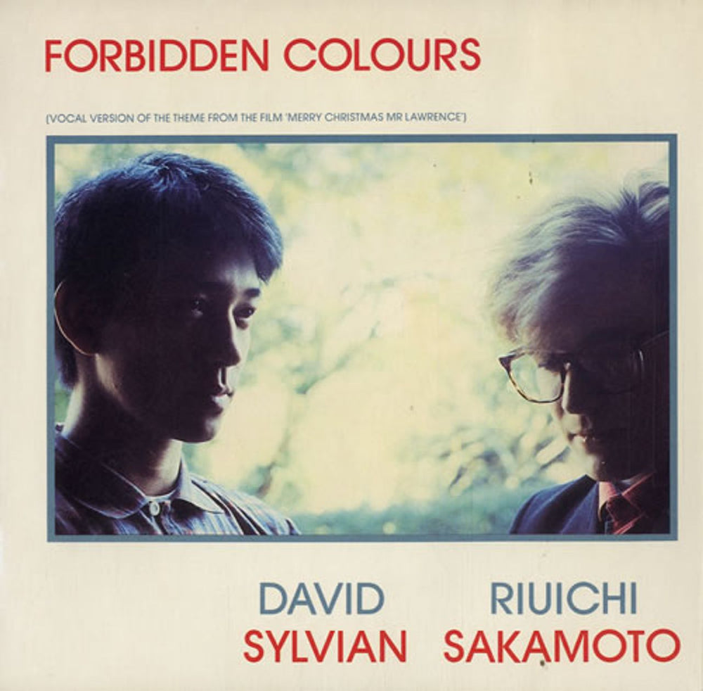 David Sylvian Forbidden Colours - Glossy Sleeve UK 7" vinyl single (7 inch record / 45) VS601