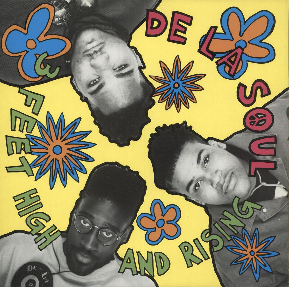 De La Soul 3 Feet High And Rising - 1st - VG+ UK vinyl LP album (LP record) DLSLP1