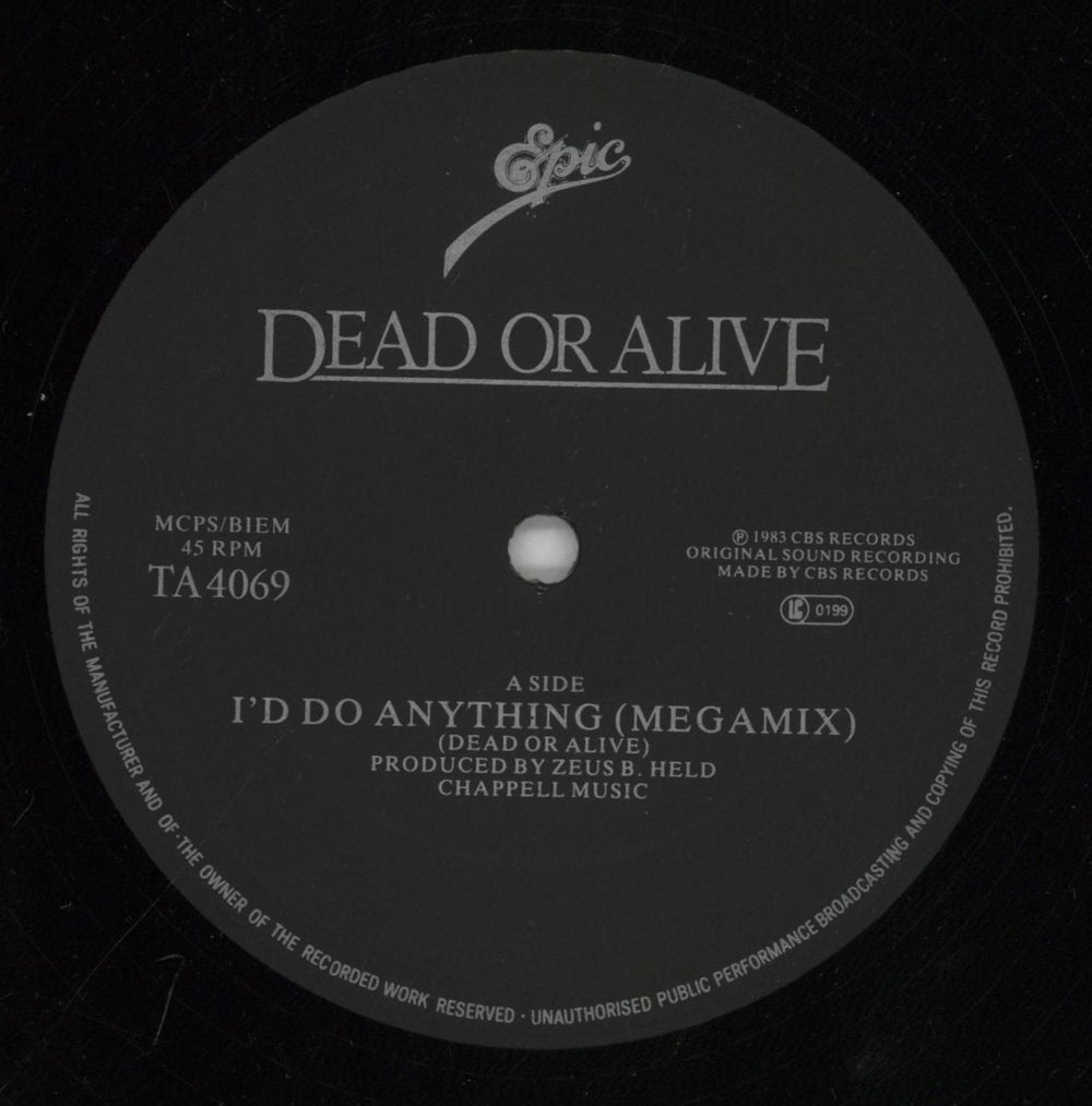 Dead Or Alive I'd Do Anything UK 12" vinyl single (12 inch record / Maxi-single) DOA12ID09597