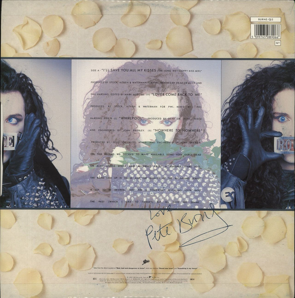 Dead Or Alive I'll Save You All My Kisses UK 12" vinyl single (12 inch record / Maxi-single) BURNSQ3