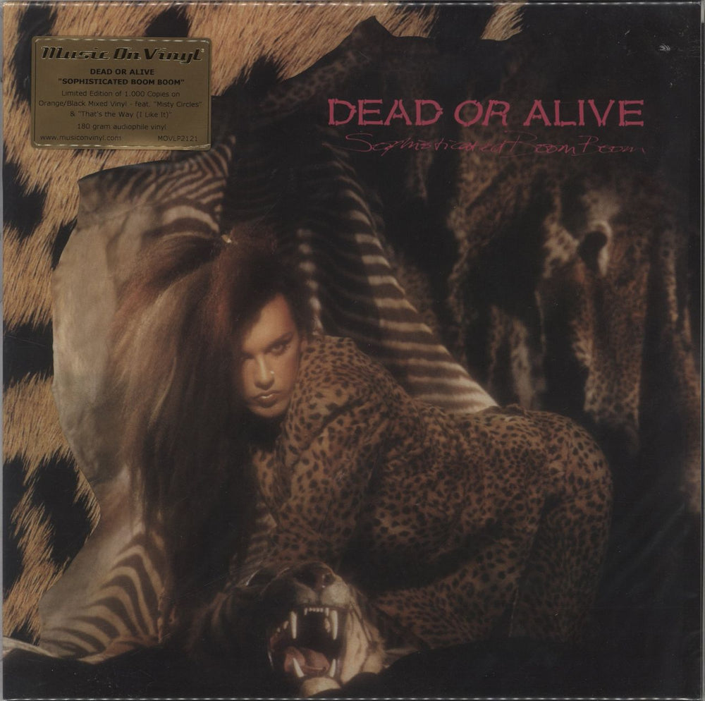 Dead Or Alive Sophisticated Boom Boom - Orange & Black Vinyl UK vinyl LP album (LP record) MOVLP2121