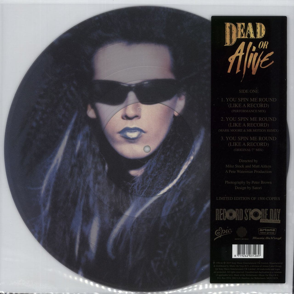 Dead Or Alive You Spin Me Round (Like A Record): Version 2 UK 12" vinyl picture disc (12 inch picture record) MOV12079