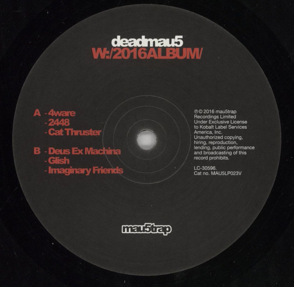 Deadmau5 deadmau5 – W:/2016ALBUM/ UK 2-LP vinyl record set (Double LP Album) D5A2LDE860853