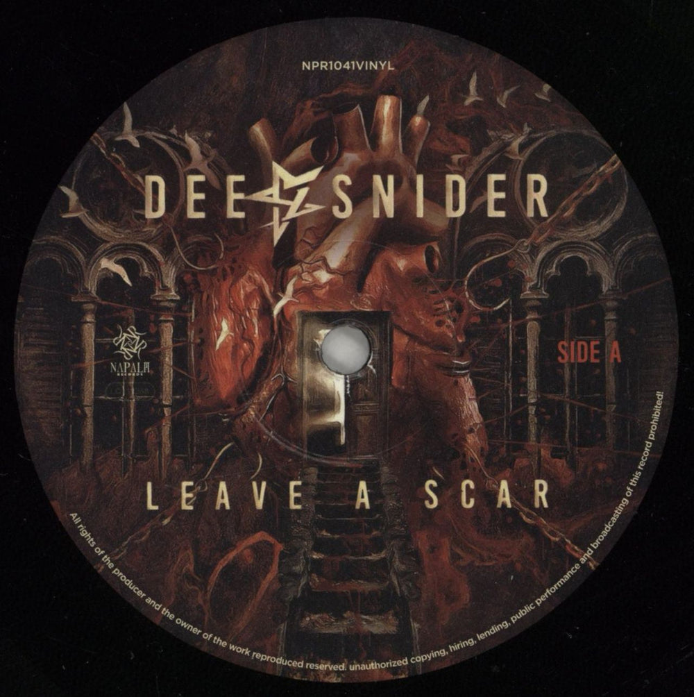 Dee Snider Leave A Scar German vinyl LP album (LP record) 9MELPLE872338