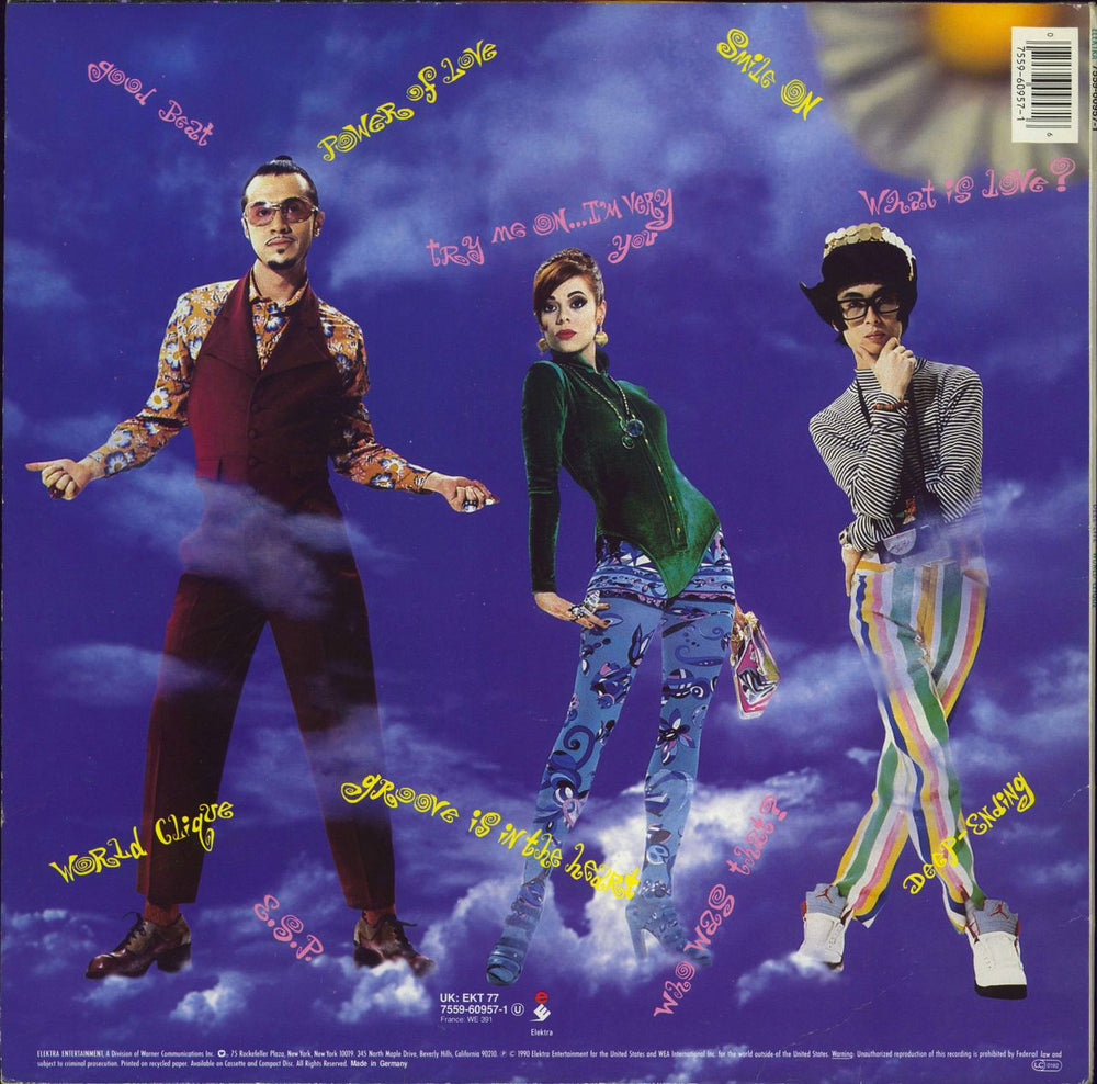 Deee-Lite World Clique - EX UK vinyl LP album (LP record) 075596095716