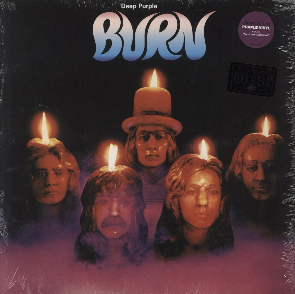 Deep Purple Burn - Purple Vinyl - Sealed US vinyl LP album (LP record) RCV1599830