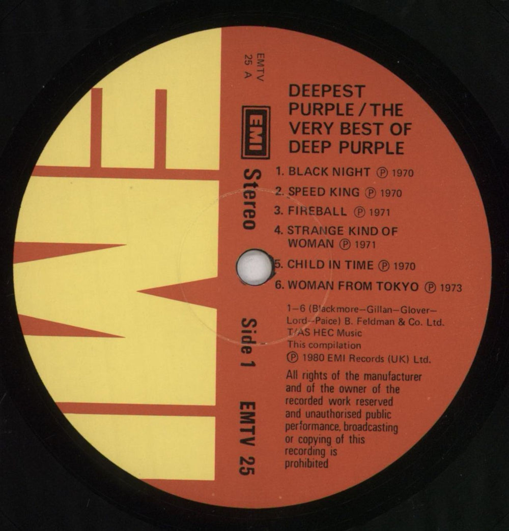 Deep Purple Deepest Purple - 2nd Singapore vinyl LP album (LP record) DEELPDE835561