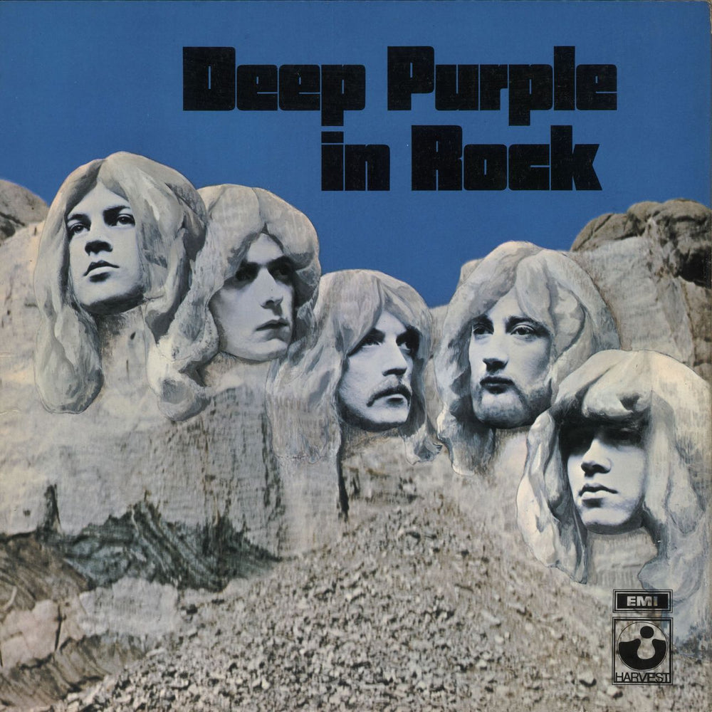 Deep Purple In Rock - 3rd - EX UK vinyl LP album (LP record) SHVL777