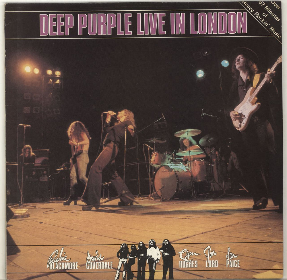 Deep Purple Live In London - EX UK vinyl LP album (LP record) SHSP4124