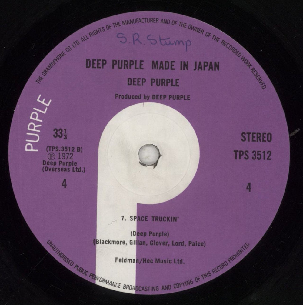 Deep Purple Made In Japan - 1st - VG UK 2-LP vinyl record set (Double LP Album)