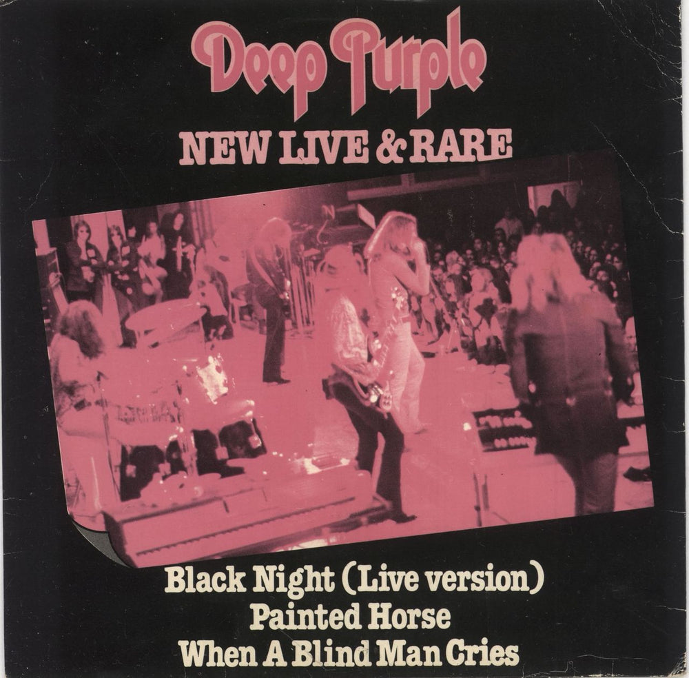 Deep Purple New Live & Rare EP - Purple Vinyl + Sleeve - EX UK 7" vinyl single (7 inch record / 45) PUR135