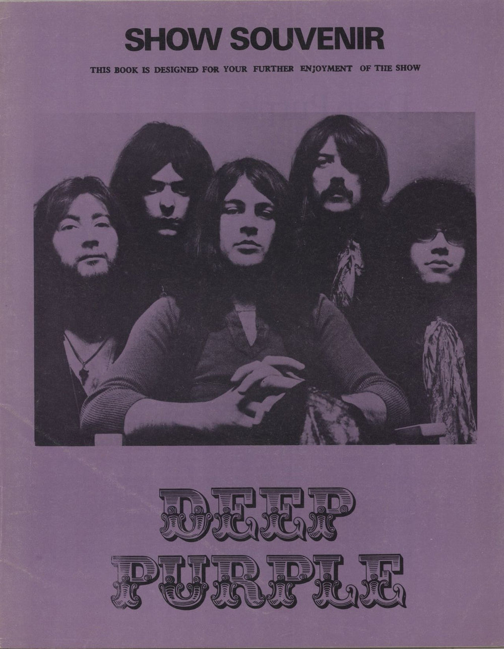 Deep Purple Show Souvenir UK tour programme PROGRAMME
