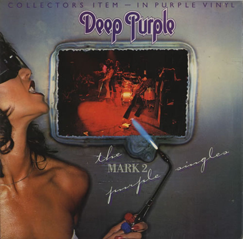 Deep Purple The Mark 2 Purple Singles - Purple Vinyl UK vinyl LP album (LP record) TPS3514