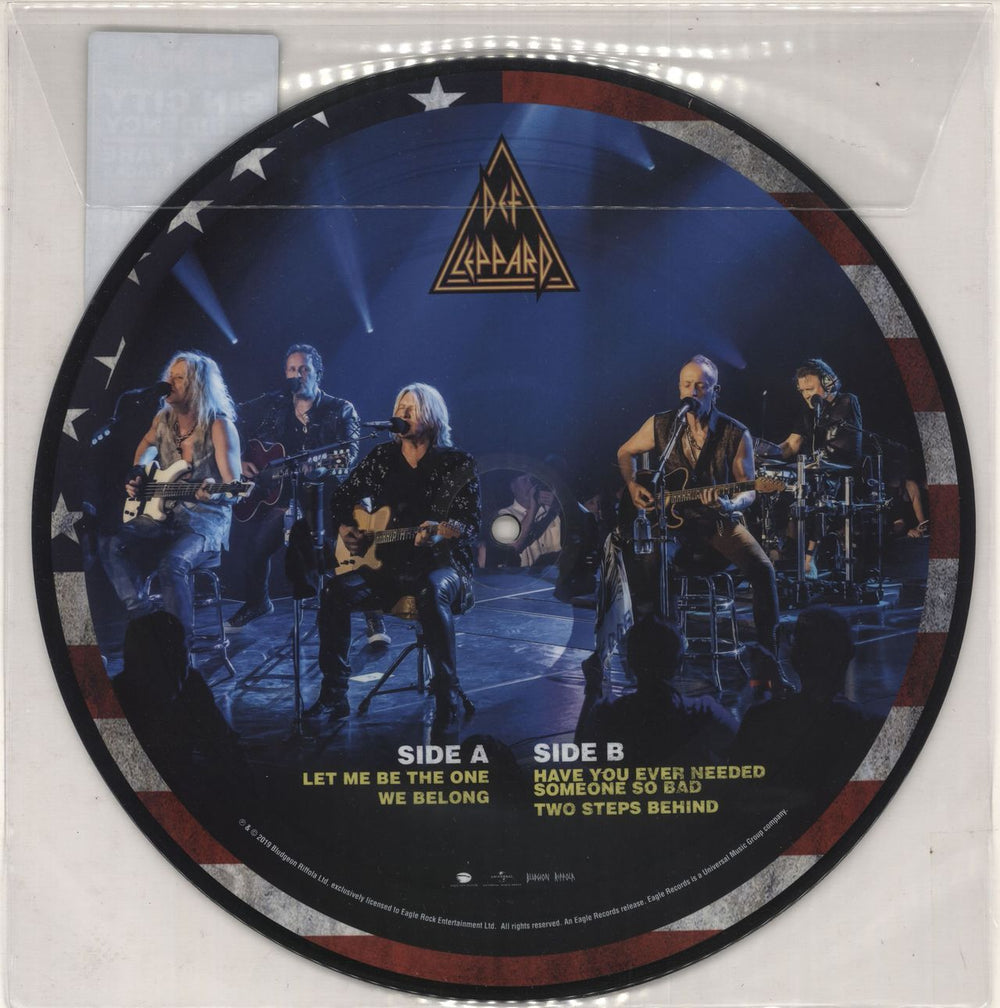 Def Leppard Acoustic In Vegas UK 10" Vinyl Picture Disc (10 inch Record Single) 602508609350