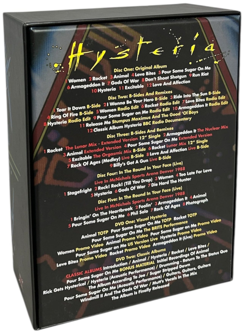 Def Leppard Hysteria: 30th Anniversary Edition UK CD Album Box Set 602557560930