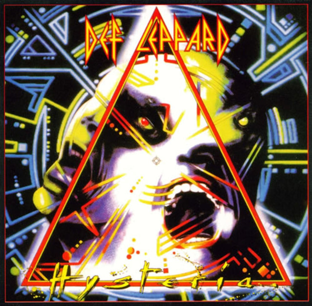 Def Leppard Hysteria + Insert UK vinyl LP album (LP record) HYSLP1