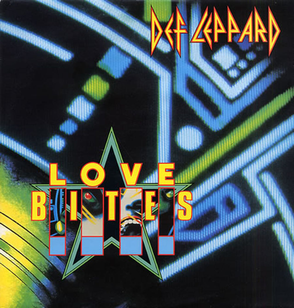 Def Leppard Love Bites UK 12" vinyl single (12 inch record / Maxi-single) LEPX5