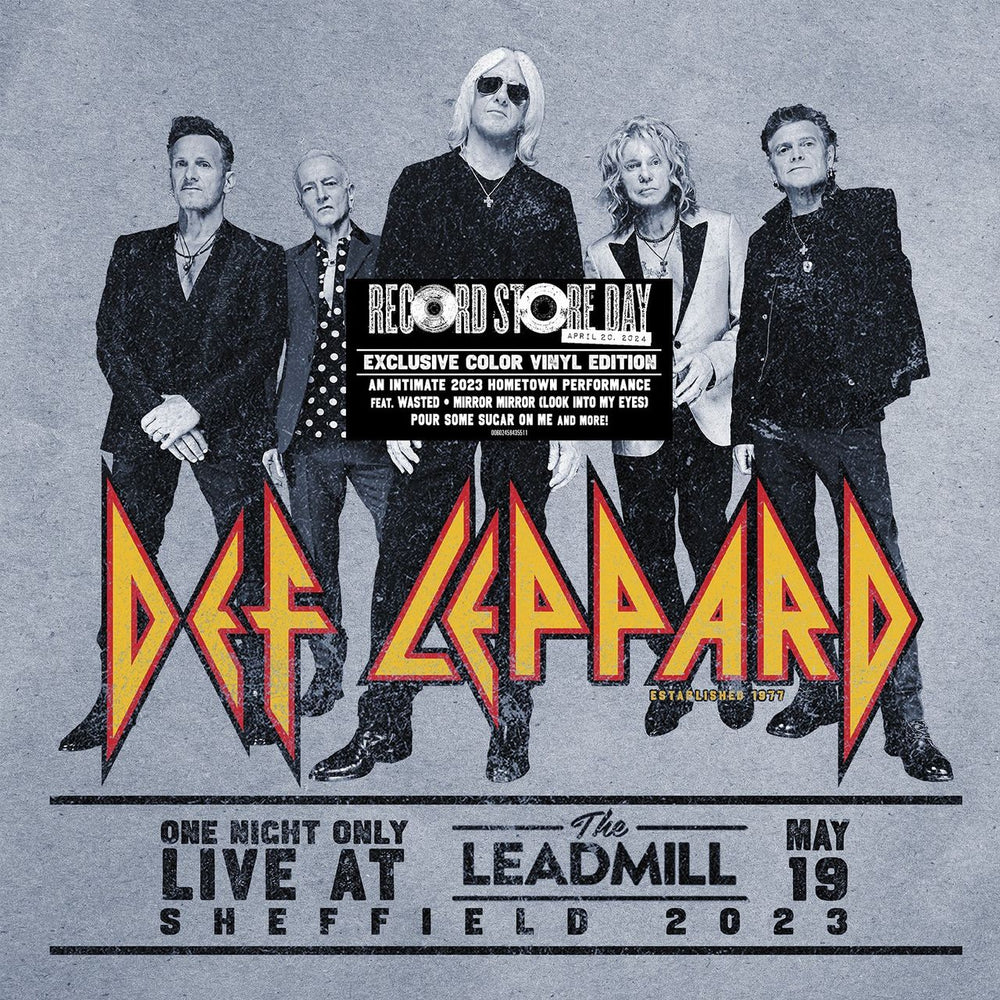 Def Leppard One Night Only: Live At The Leadmill 2023 - Silver Vinyl - RSD 2024 - Sealed UK 2-LP vinyl record set (Double LP Album) 5843551