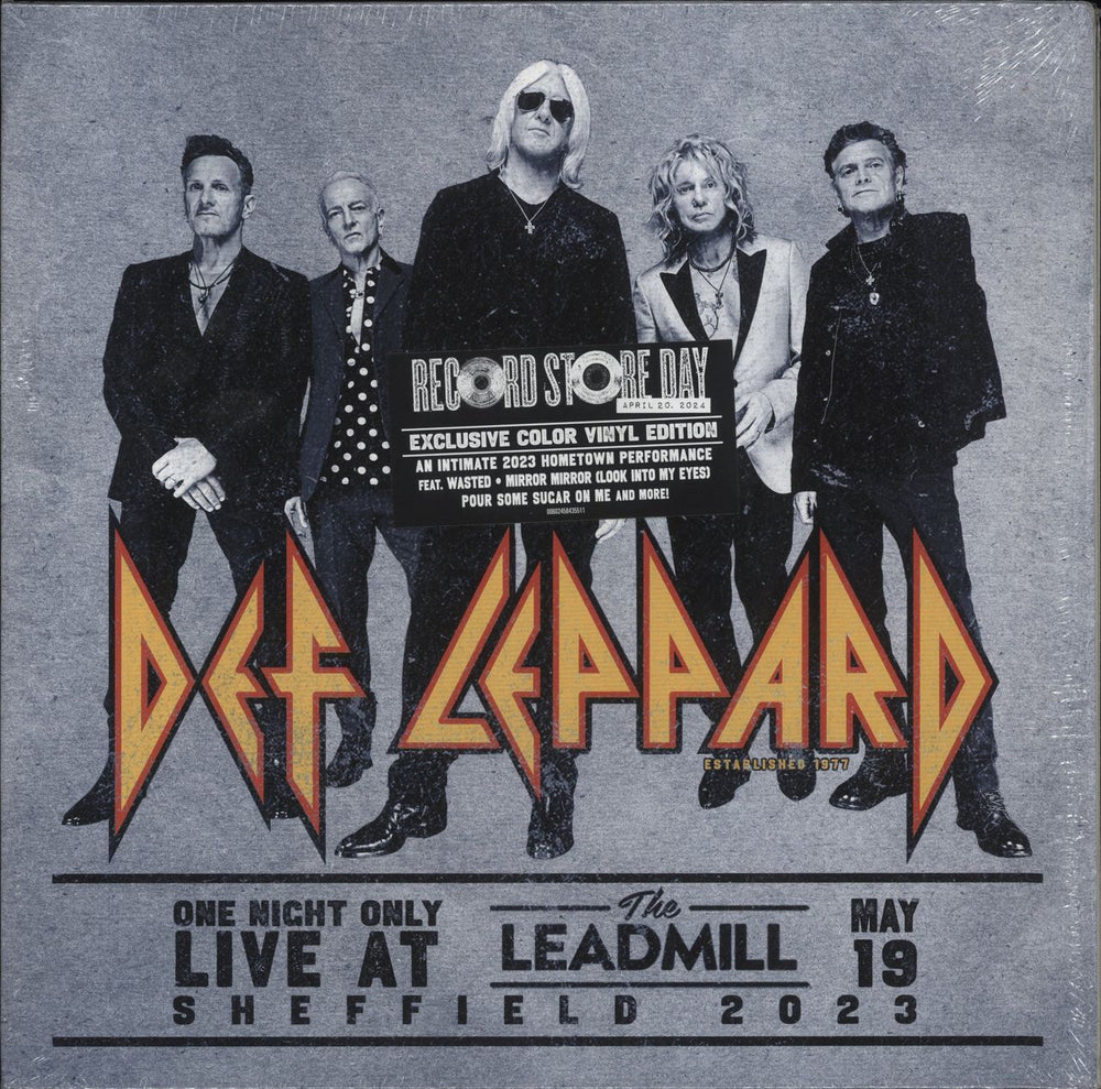 Def Leppard One Night Only: Live At The Leadmill 2023 - Silver Vinyl - RSD 2024 - Shrink UK 2-LP vinyl record set (Double LP Album) 5843551