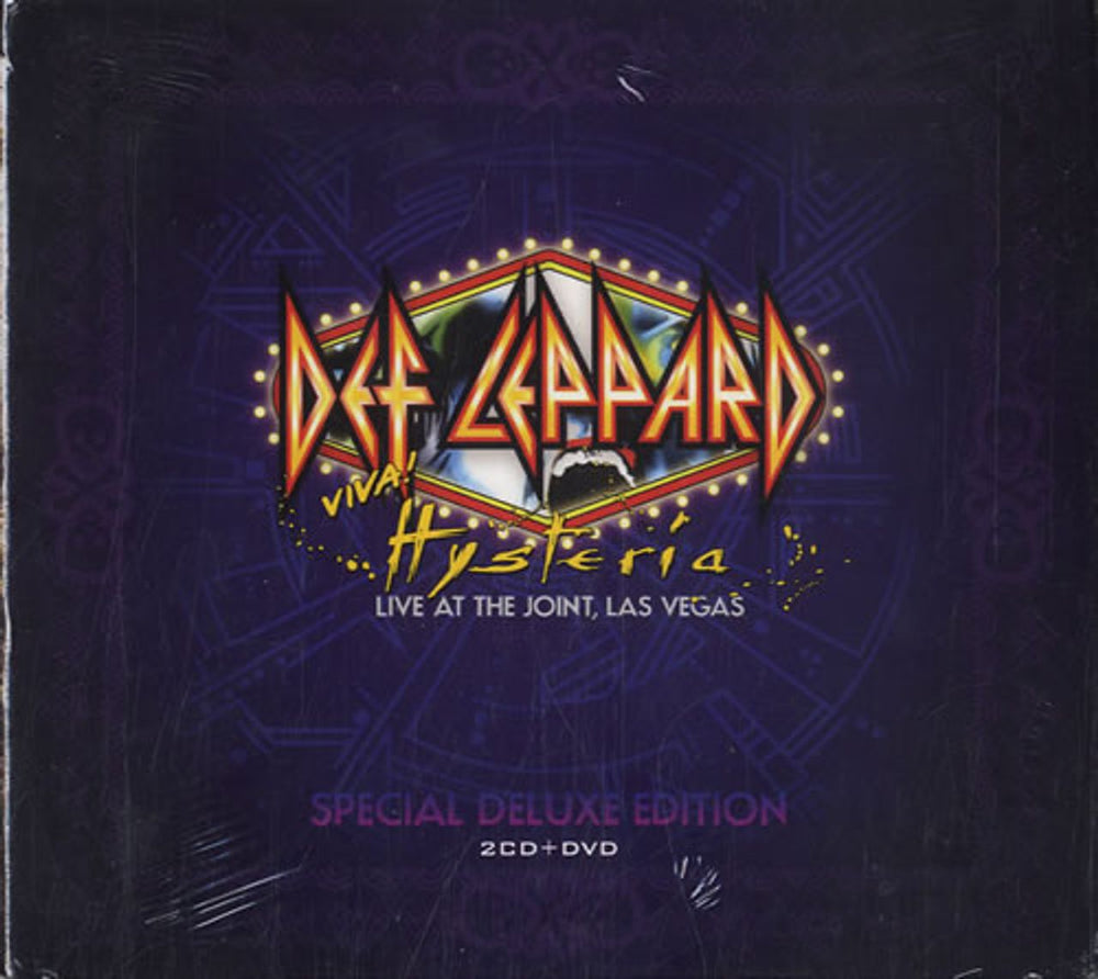 Def Leppard Viva! Hysteria - Live at The Joint, Las Vegas - Sealed UK 3-disc CD/DVD Set FRCDVD620