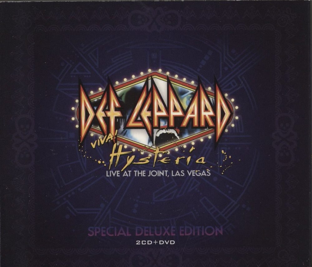 Def Leppard Viva! Hysteria - Live at The Joint, Las Vegas UK 3-disc CD/DVD Set FRCDVD620