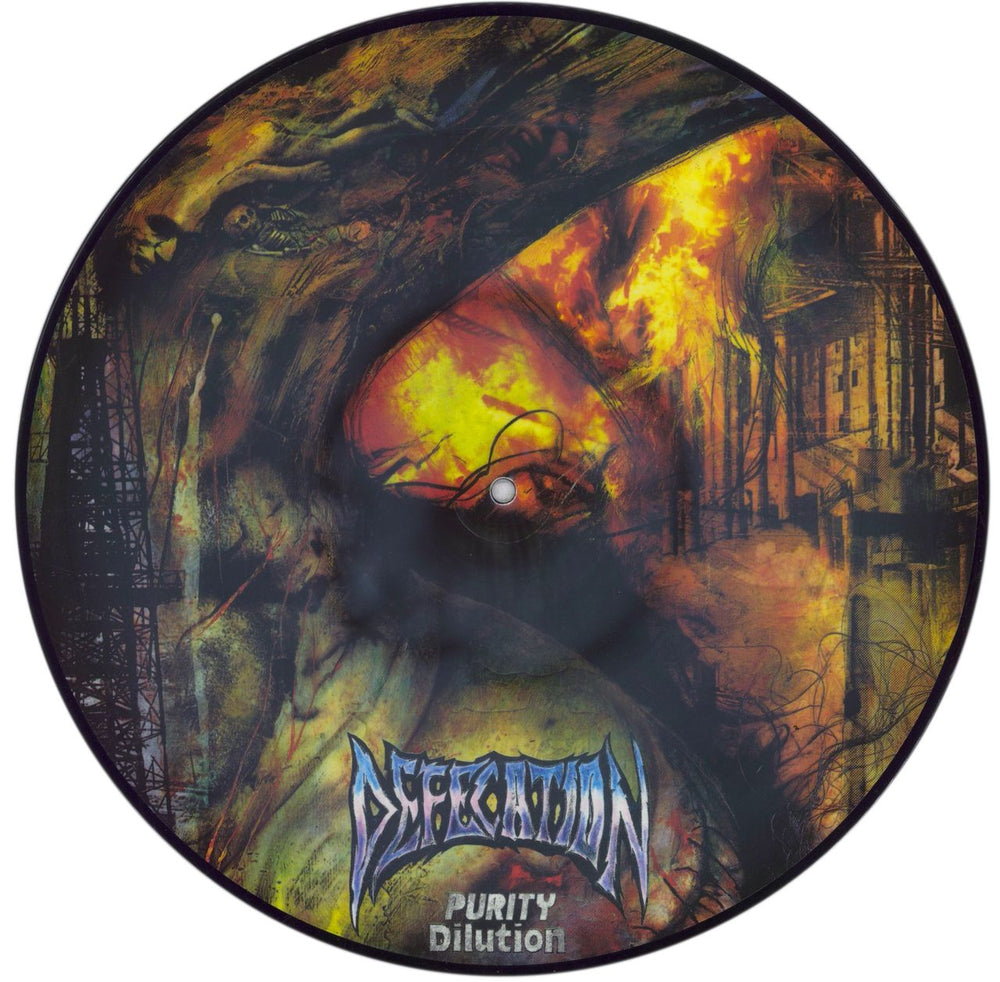 Defecation Purity Dilution German picture disc LP (vinyl picture disc album) NB018PD