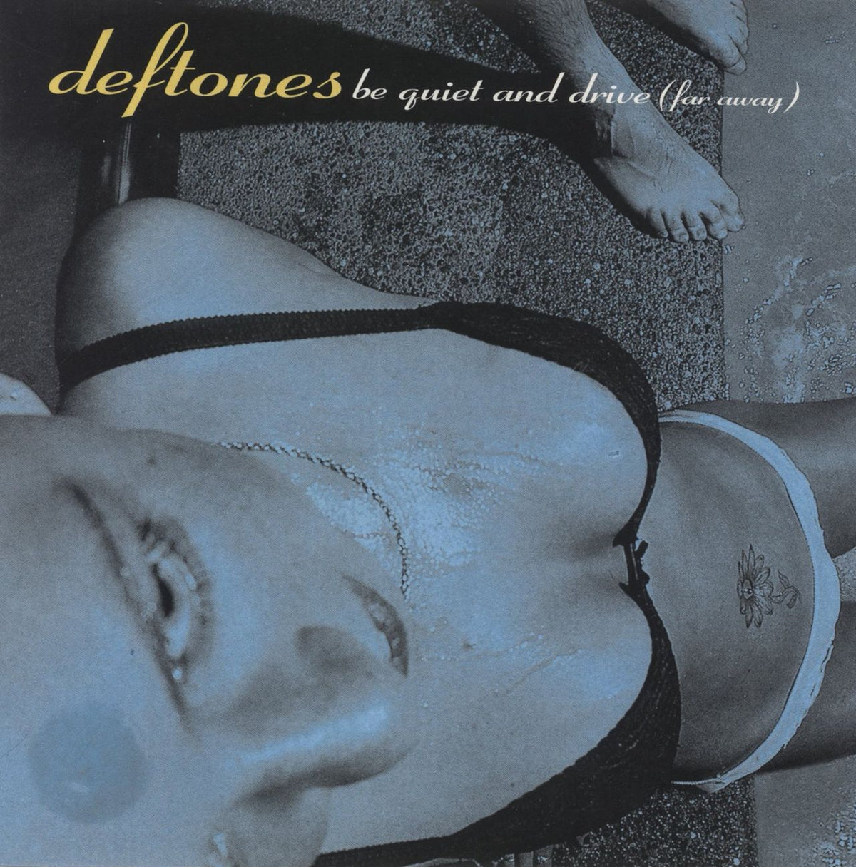 Deftones Be Quiet And Drive (Far Away) - Blue Vinyl UK 7