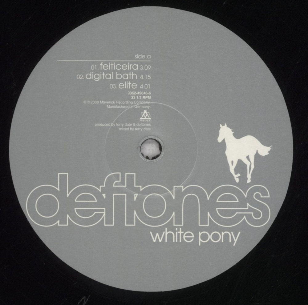 Deftones White Pony UK 2-LP vinyl record set (Double LP Album) DFT2LWH809523