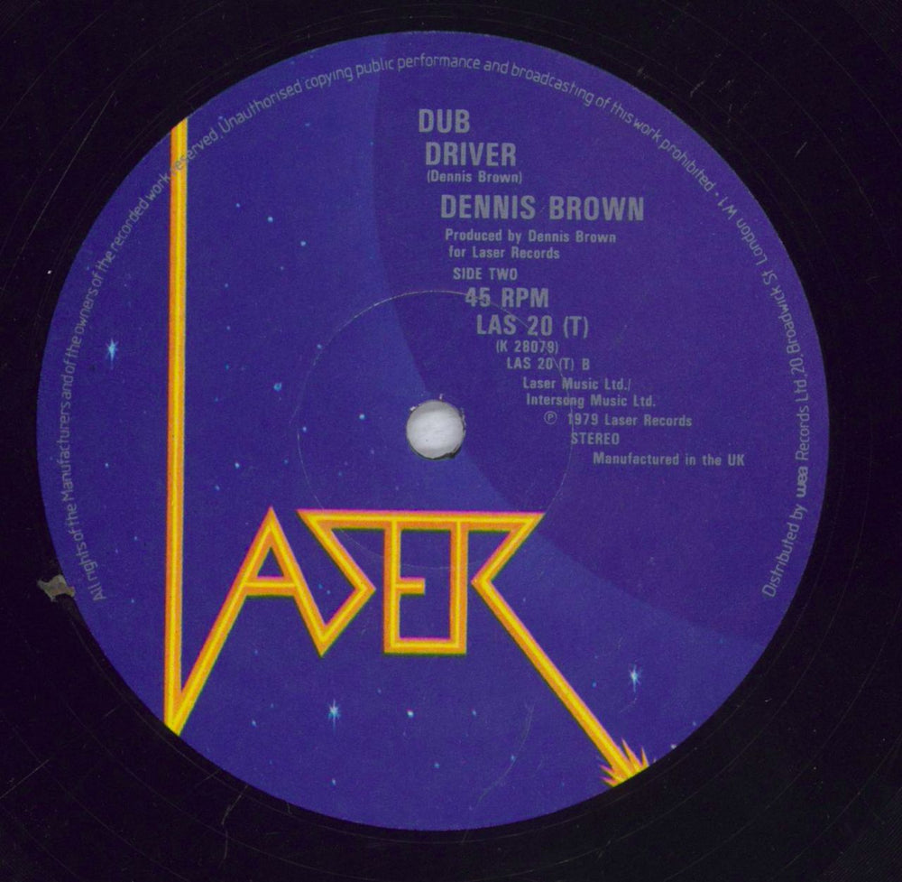 Dennis Brown Slave Driver UK 12" vinyl single (12 inch record / Maxi-single)