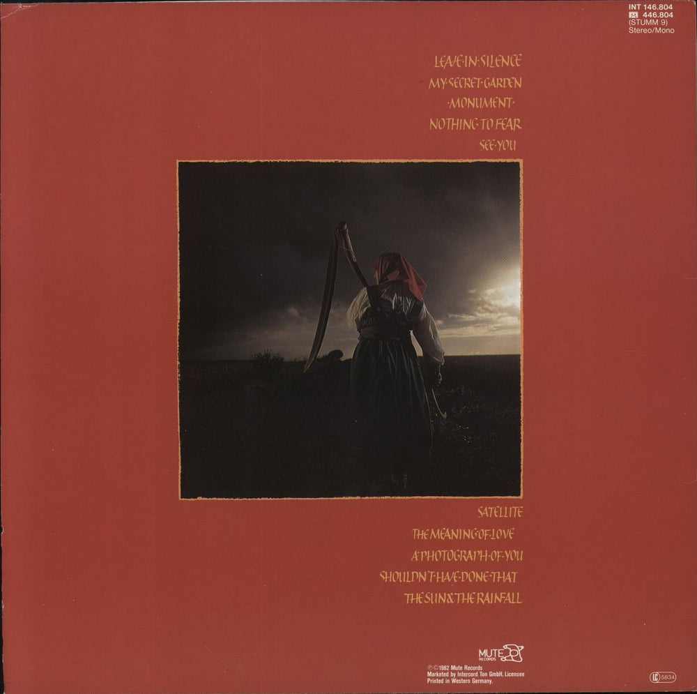 Depeche Mode A Broken Frame German vinyl LP album (LP record)