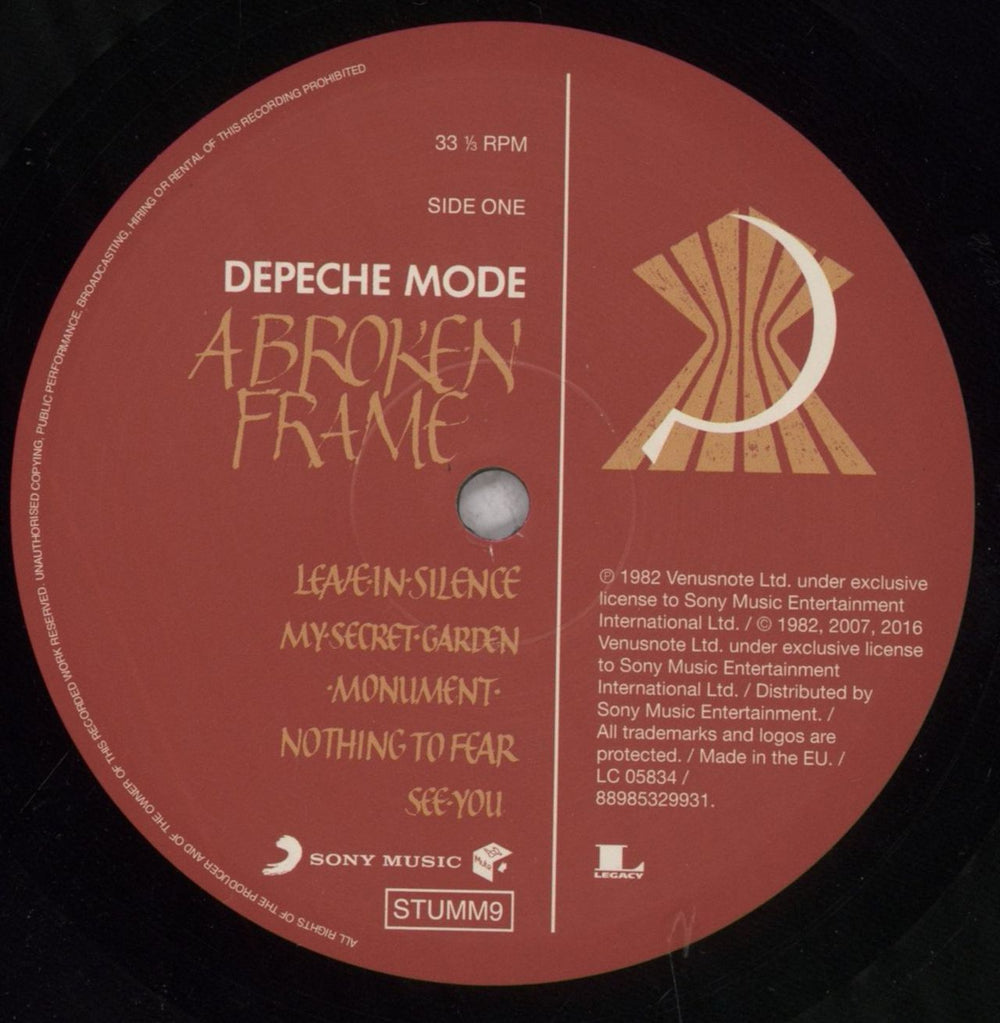 Depeche Mode A Broken Frame - Remastered - Shrink German vinyl LP album (LP record) DEPLPAB839706