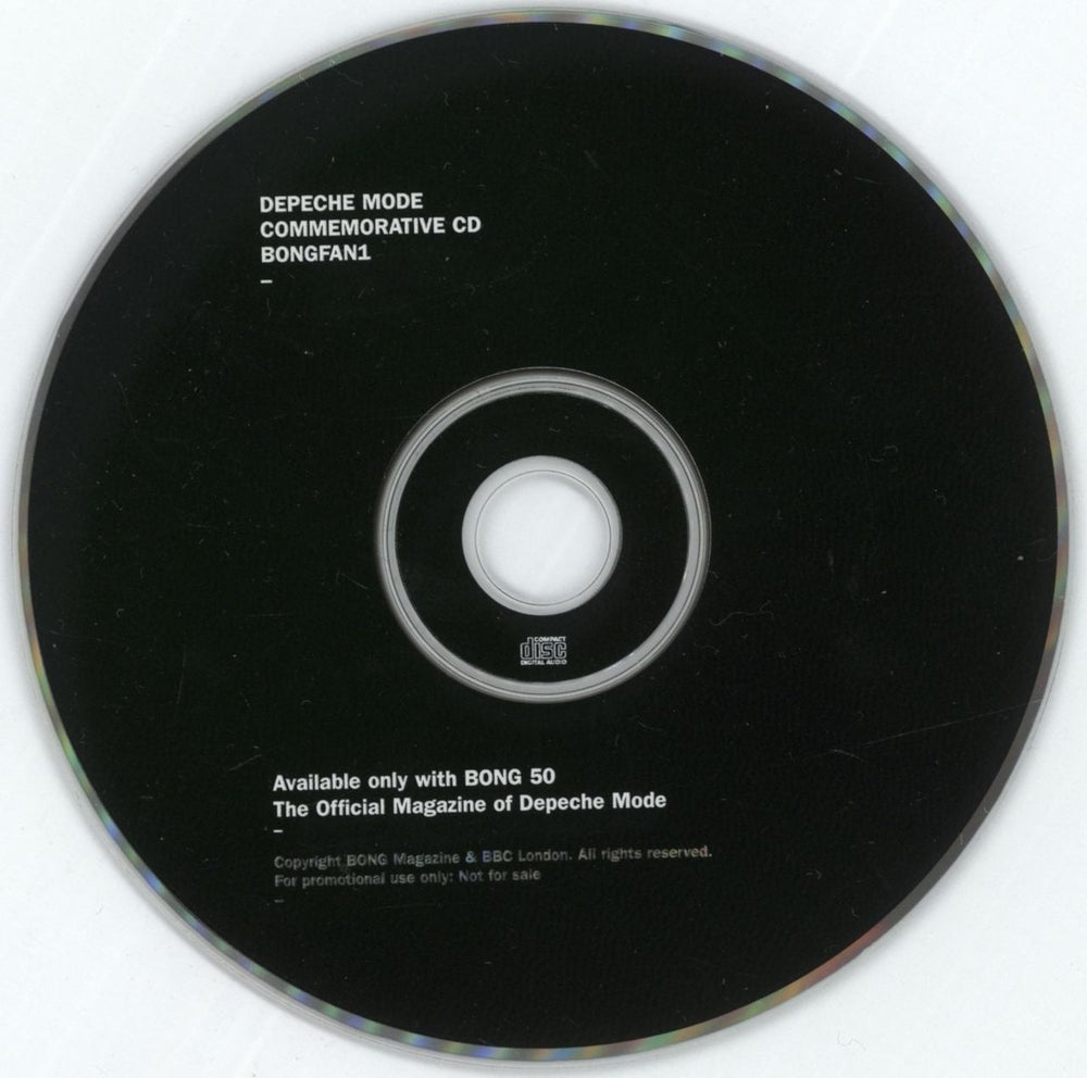 Depeche Mode Commemorative CD + Bong 50 Magazine UK Promo CD album (CDLP) DEPCDCO874472