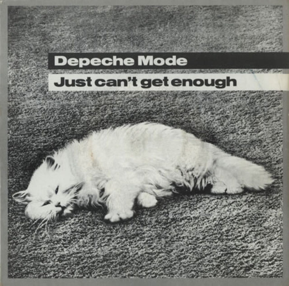 Depeche Mode Just Can't Get Enough - 4pr UK 7" vinyl single (7 inch record / 45) 7MUTE016