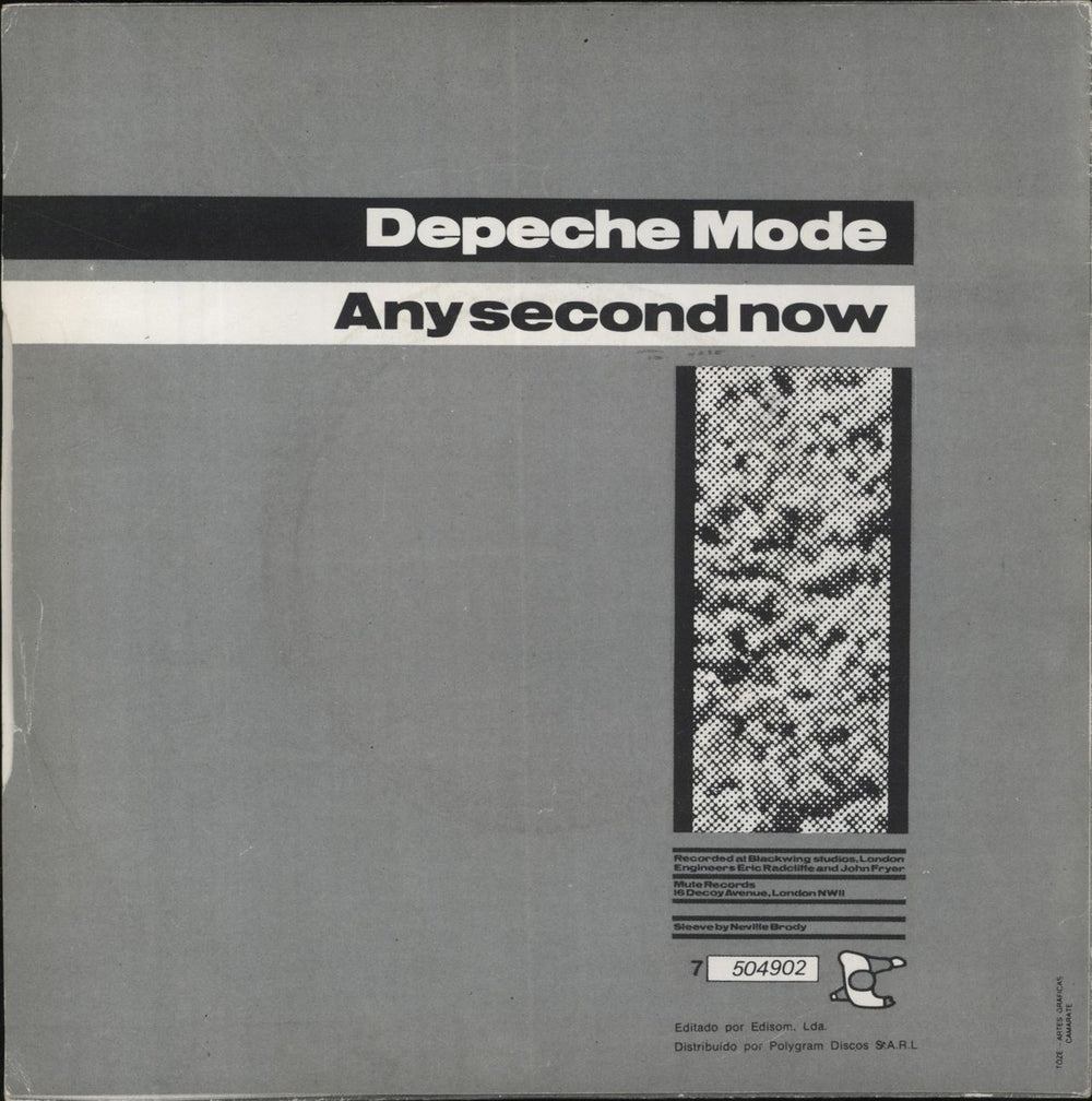 Depeche Mode Just Can't Get Enough Portugese 7" vinyl single (7 inch record / 45)