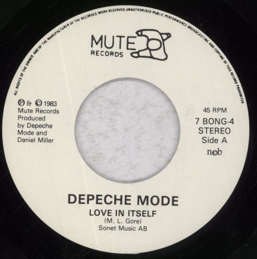 Depeche Mode Love It Itself Swedish 7" vinyl single (7 inch record / 45) DEP07LO838257