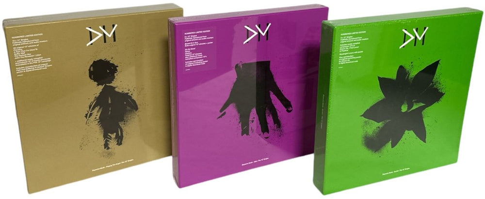 Depeche Mode Set of Three x The 12" Singles Box Sets: Ultra, Exciter & Playing The Angel - Sealed UK Vinyl Box Set 12DMBOX09/10/11