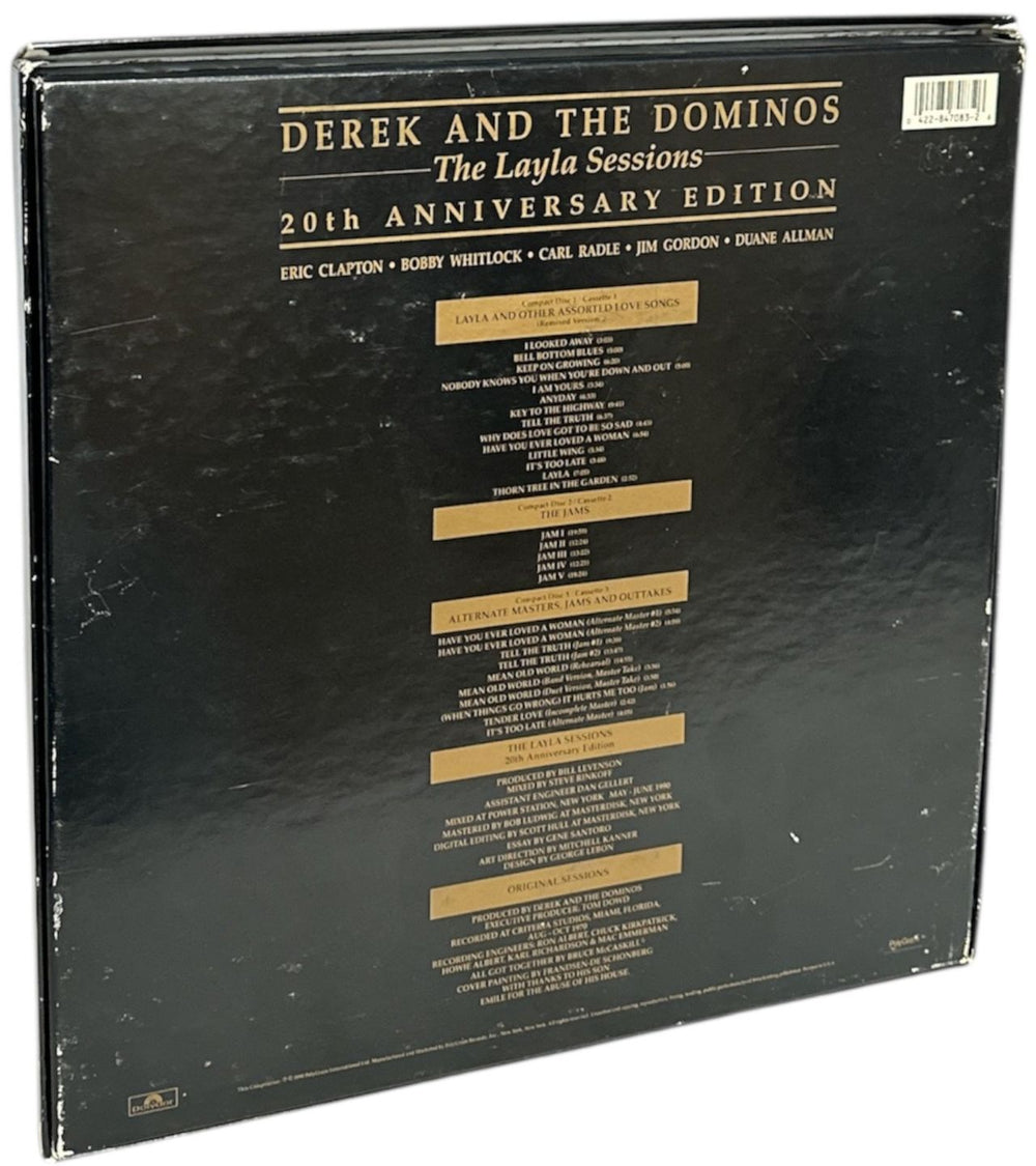 Derek And The Dominos The Layla Sessions US CD Album Box Set 042284708326