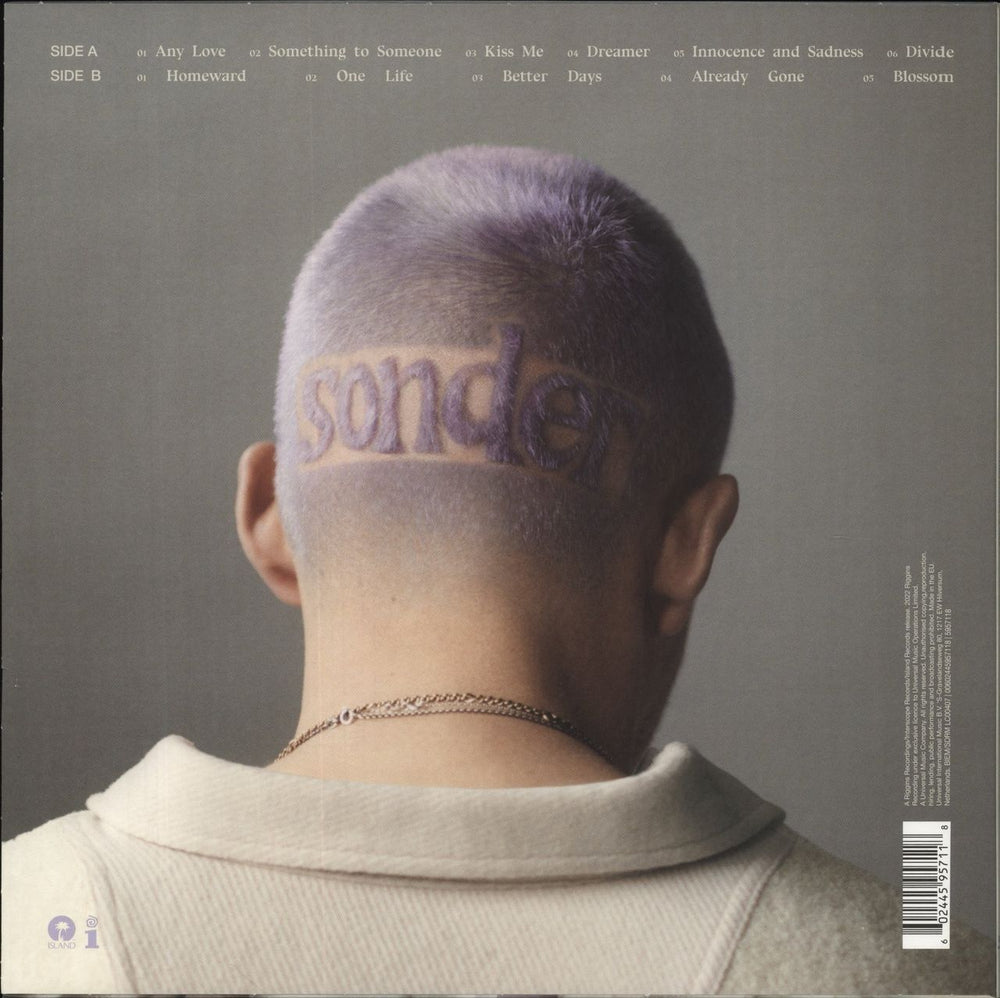 Dermot Kennedy Sonder - White Vinyl UK vinyl LP album (LP record) 602445957118