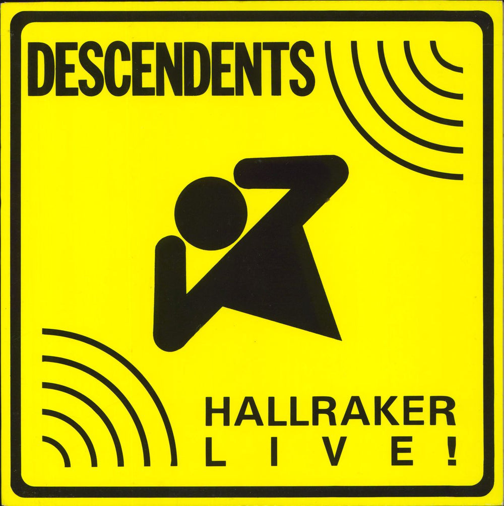 Descendents Hallraker Live! US vinyl LP album (LP record) SST205