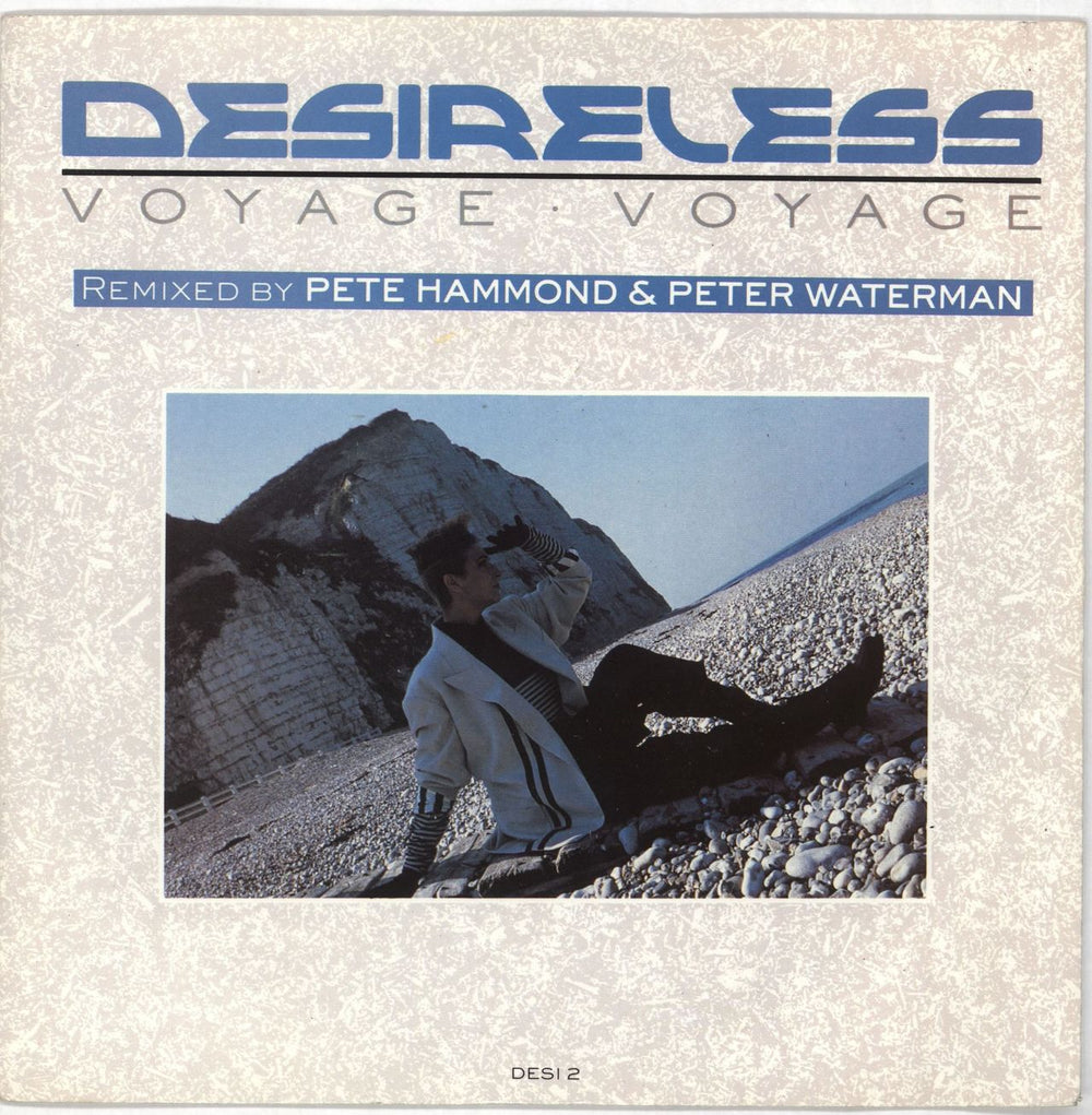 Desireless Voyage Voyage (Remix) UK 7" vinyl single (7 inch record / 45) DESI2