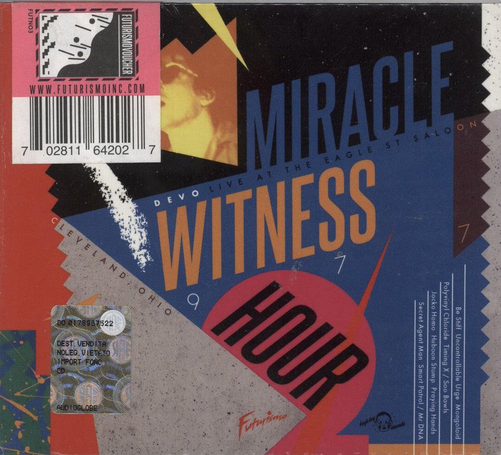 Devo Miracle Witness Hour UK CD album (CDLP) DVOCDMI870774