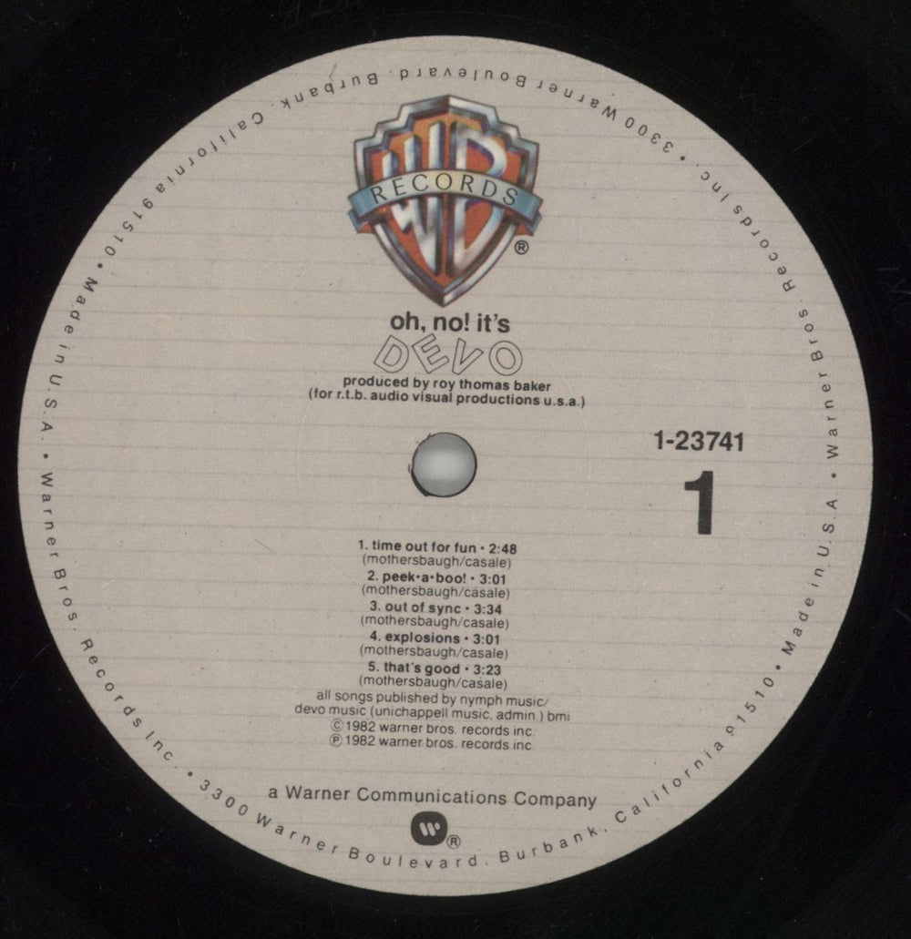 Devo Oh, No! It's Devo - Stand Up Sleeve US vinyl LP album (LP record) DVOLPOH858090